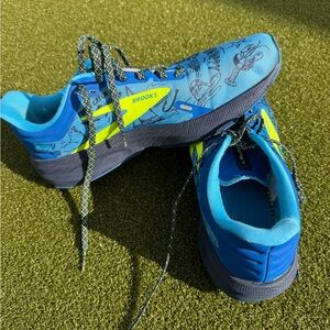 Brooks Mens Launch 9 Blue Boston Run Happy Running Shoes Size 11